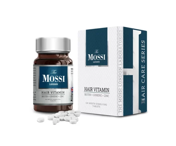 The Mossi London Hair Vitamin 120 Tablets 2 UK Hair Transplants Hair Loss Clinic West Midlands